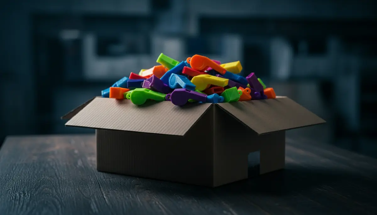 Illustration related to 3D Printed Whistles for ICE Raids: Distributed Activism