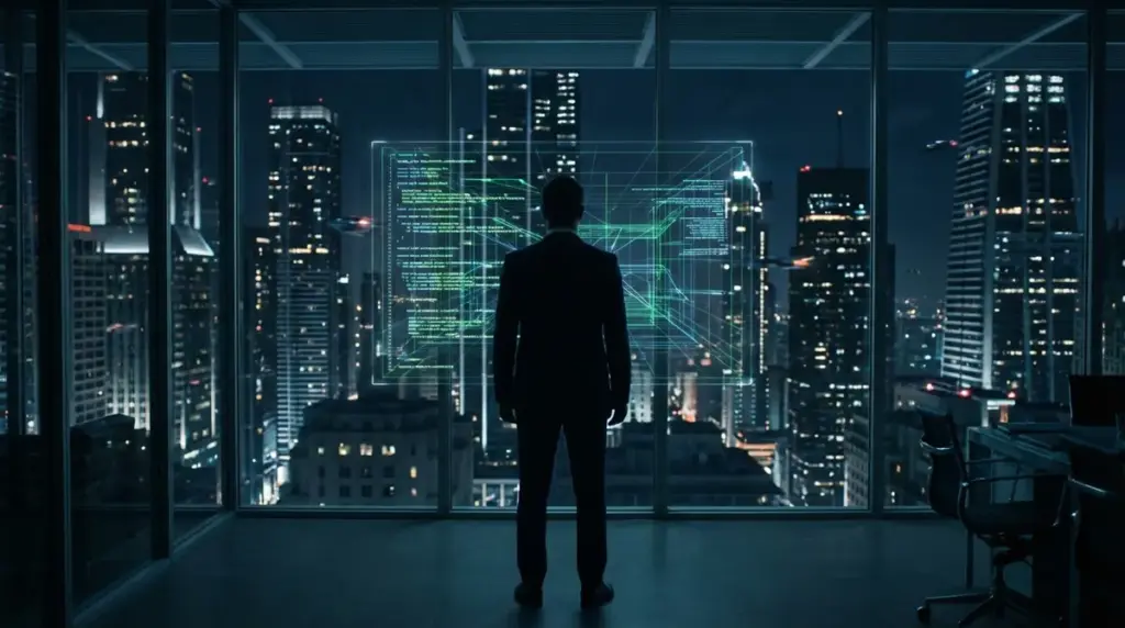 Futuristic software development environment with holographic code interface