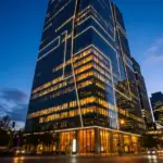 Anthropic headquarters concept illustrating massive corporate valuation growth