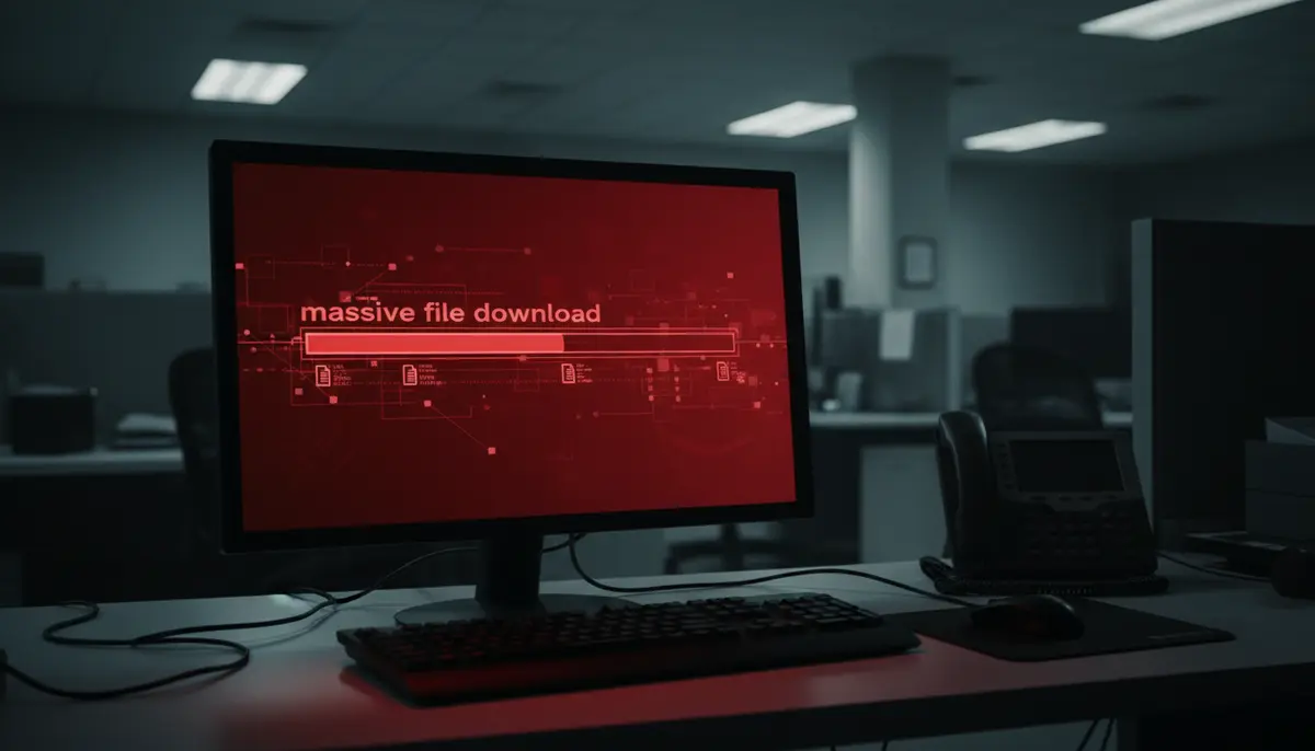 Illustration depicting the escalation of a workplace dispute into violent threats.