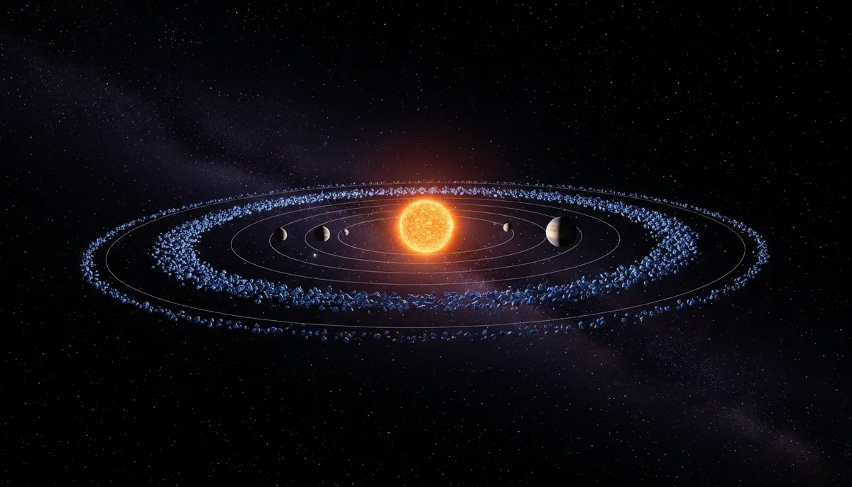 Illustration related to Second Kuiper Belt Found? Rubin Data vs The Cliff [Analysis]