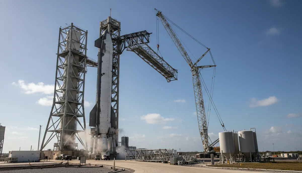 Illustration related to SpaceX LC-39A Crew Arm Removal: Starship Era [Analysis]