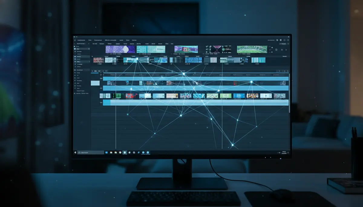 Illustration related to Super Bowl LX: The High-Stakes Battle for AI Supremacy Takes Center Stage