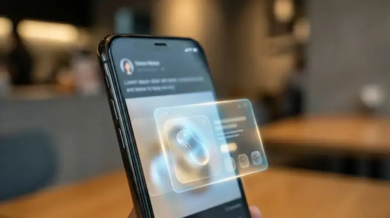 Smartphone screen showing new X ad format integrated into social feed